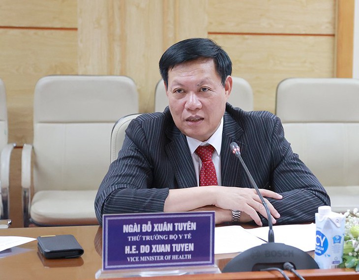Thứ trưởng Bộ Y tế Đỗ Xuân Tuyên tiếp Thủ hiến bang Thuringen của CHLB Đức - Ảnh 1. Thứ trưởng Bộ Y tế Đỗ Xuân Tuyên tiếp Thủ hiến bang Thuringen của CHLB Đức - Ảnh 1.