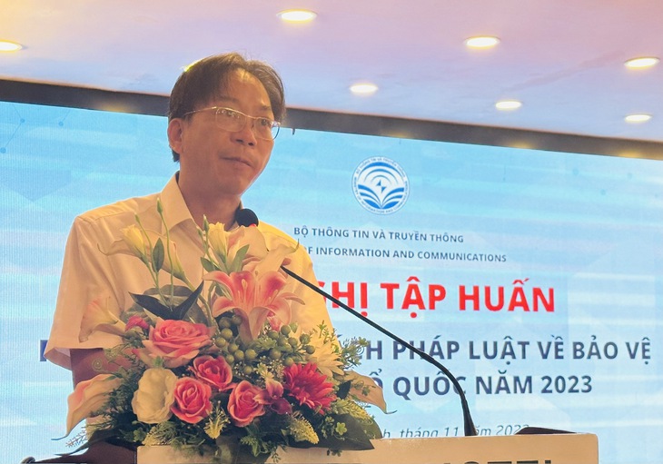 Hội nghị tập huấn, phổ biến chính sách pháp luật về bảo vệ biên giới Tổ quốc năm 2023 - Ảnh 1.