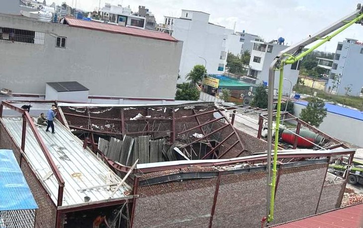 Vụ sập mái nhà đang xây ở Thái Bình: Thêm một nạn nhân tử vong- Ảnh 1.