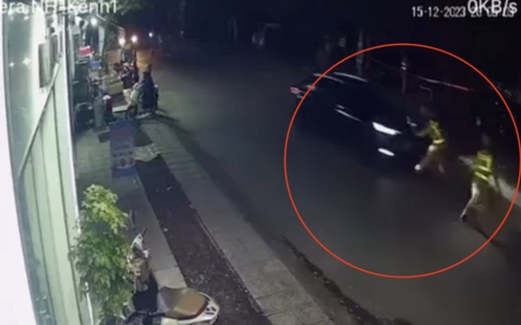 Tạm giữ thanh niên lái ô tô đâm CSGT ở Hà Nam