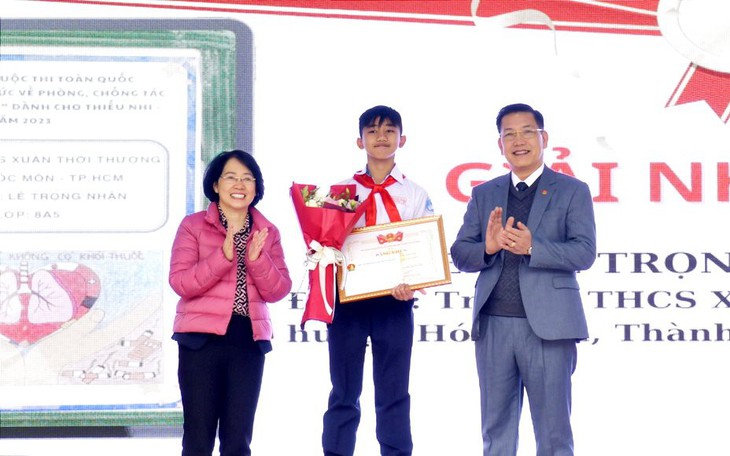 Trên 117.000 tác phẩm tham dự cuộc thi "Tìm hiểu kiến thức về phòng, chống tác hại của thuốc lá" dành cho thiếu nhi  