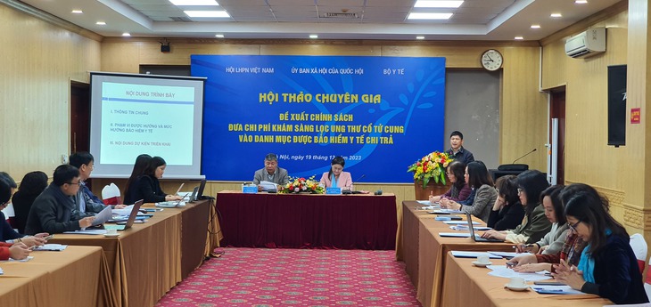 Đề xuất đưa chi phí khám sàng lọc ung thư cổ tử cung vào danh mục được bảo hiểm y tế chi trả- Ảnh 2.