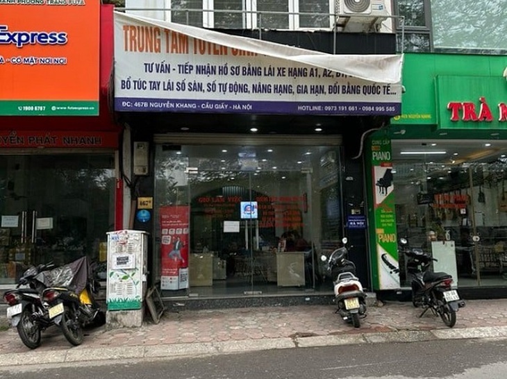 Phạt 14 triệu và đình chỉ cơ sở đào tạo lái xe 'chui' ở Hà Nội- Ảnh 1. Phạt 14 triệu và đình chỉ cơ sở đào tạo lái xe 'chui' ở Hà Nội- Ảnh 1.