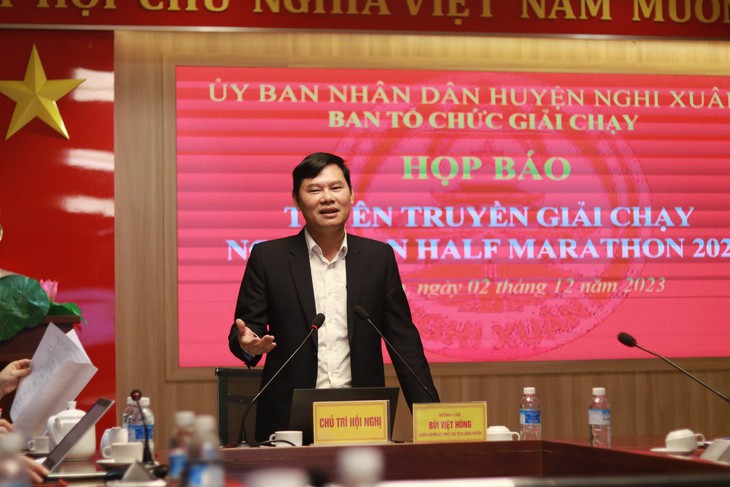 Họp báo Giải chạy “Nghi Xuân Half Marathon 2023”- Ảnh 4.