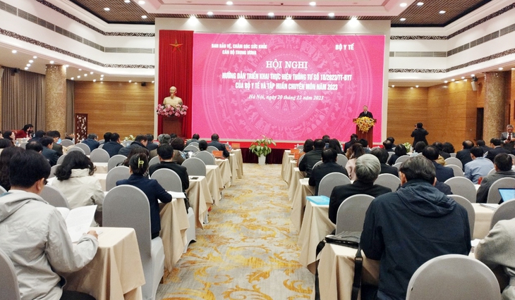 Nâng cao nghiệp vụ trong bảo vệ, chăm sóc sức khỏe cán bộ tỉnh, thành phố trực thuộc Trung ương- Ảnh 1. Nâng cao nghiệp vụ trong bảo vệ, chăm sóc sức khỏe cán bộ tỉnh, thành phố trực thuộc Trung ương- Ảnh 1.