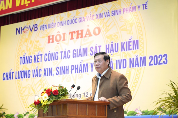 Công tác giám sát, hậu kiểm đảm bảo chất lượng vắc xin, sinh phẩm y tế đóng vai trò hết sức quan trọng- Ảnh 1. Công tác giám sát, hậu kiểm đảm bảo chất lượng vắc xin, sinh phẩm y tế đóng vai trò hết sức quan trọng- Ảnh 1.