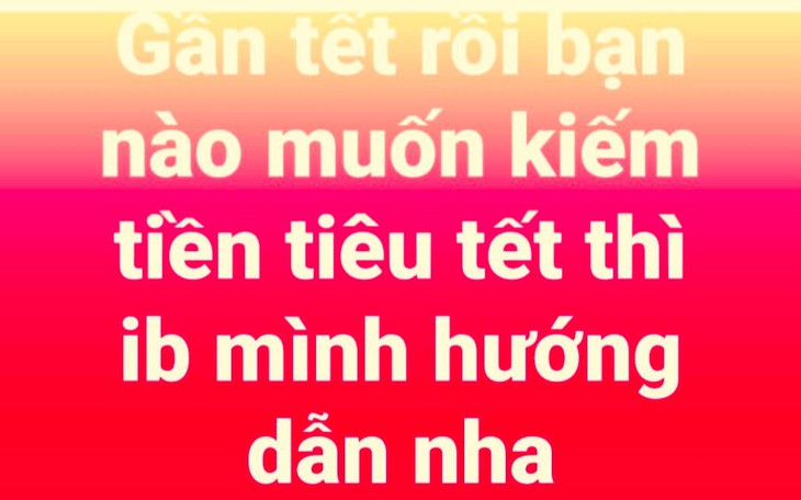 Kiếm tiền tiêu Tết, sinh viên tránh ‘sập bẫy’ làm thêm thời vụ