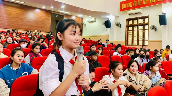 Đưa vấn đề tảo hôn và hôn nhân cận huyết thống đến với học sinh DTTS Minh Hóa, Quảng Bình- Ảnh 3.