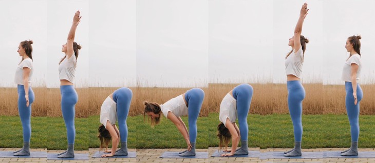 7 động tác cơ bản yoga chào mặt trời giúp cơ thể dẻo dai, khoẻ đẹp- Ảnh 1.
