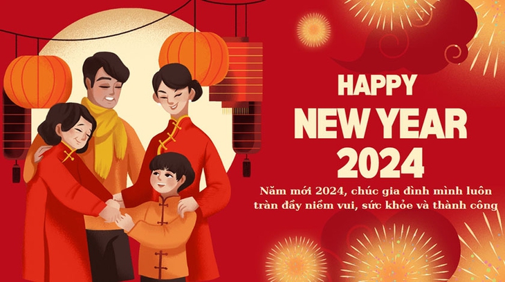 Những lời chúc năm mới 2024 hay và ý nghĩa nhất- Ảnh 2.