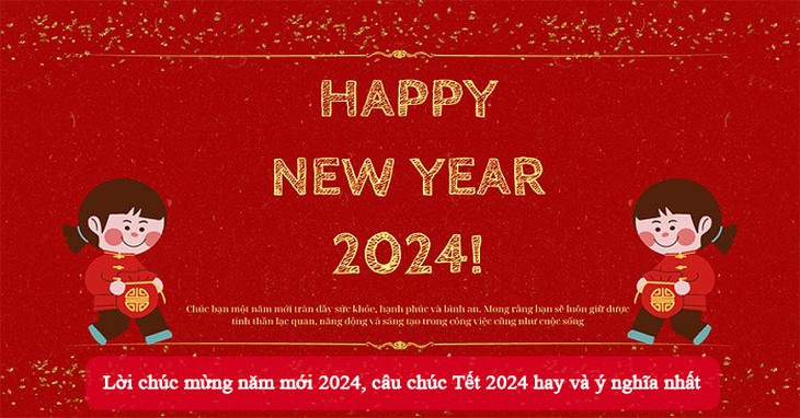 Những lời chúc năm mới 2024 hay và ý nghĩa nhất- Ảnh 3.