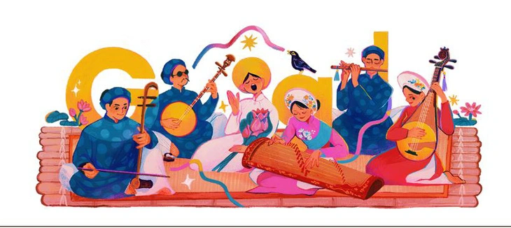 Google Doodle tôn vinh nghệ thuật Đờn ca tài tử- Ảnh 1. Google Doodle tôn vinh nghệ thuật Đờn ca tài tử- Ảnh 1.