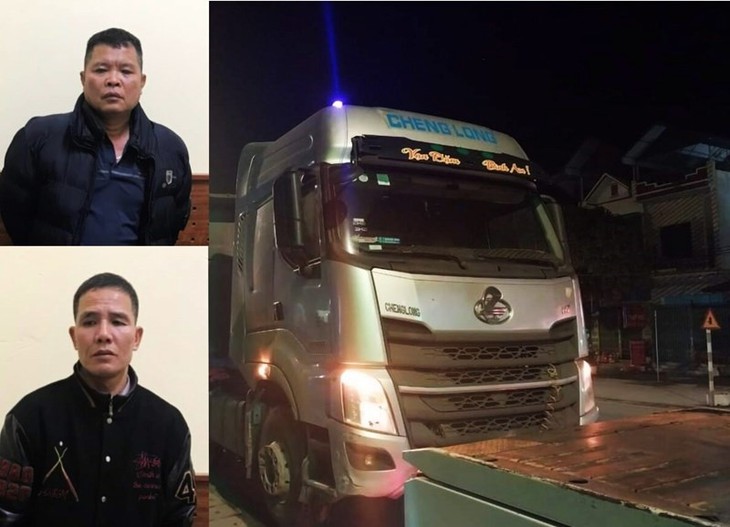 Bắt 2 đối tượng trộm cắp xe đầu kéo đỗ ở cửa hàng xăng dầu- Ảnh 2.