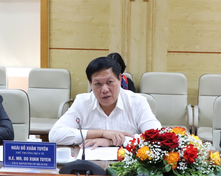 Thứ trưởng Đỗ Xuân Tuyên tiếp Thứ trưởng Bộ Y tế Cộng hoà Belarus- Ảnh 1.