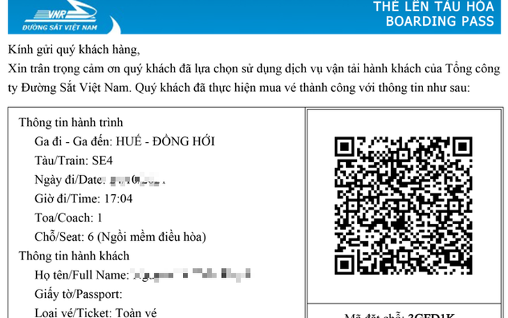 Cách đặt vé tàu Tết 2024 online và những điều người đi tàu cần biết để tránh mua phải vé giả