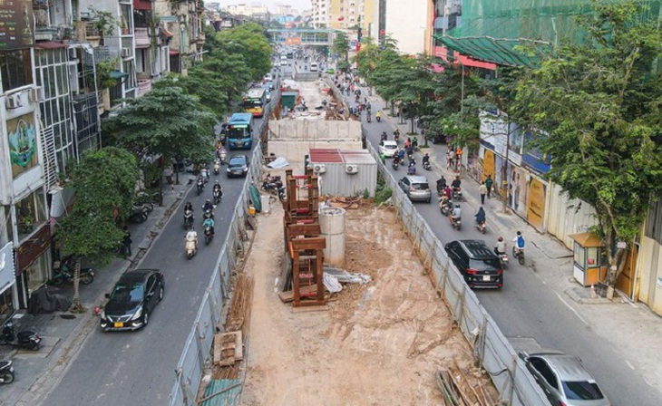 Từ hôm nay, Hà Nội phân luồng giao thông để thi công cầu vượt chữ C tại Chùa Bộc – Phạm Ngọc Thạch - Ảnh 1. Từ hôm nay, Hà Nội phân luồng giao thông để thi công cầu vượt chữ C tại Chùa Bộc – Phạm Ngọc Thạch - Ảnh 1.