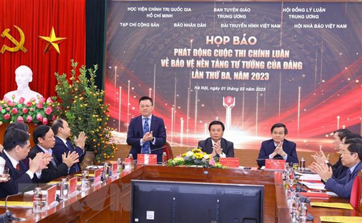 Phát động cuộc thi chính luận về bảo vệ nền tảng tư tưởng của Đảng - Ảnh 2.