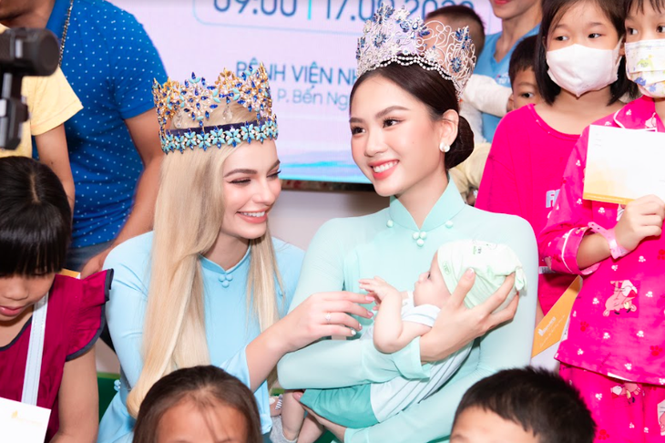 Dự án nhân ái Miss World của Mai Phương độc lạ, khác hoàn toàn Đỗ Mỹ Linh, Đỗ Thị Hà - Ảnh 1.