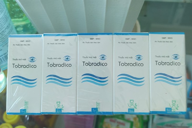 Thu hồi thuốc nhỏ mắt Tobradico kém chất lượng - Ảnh 2. Thu hồi thuốc nhỏ mắt Tobradico kém chất lượng - Ảnh 2.