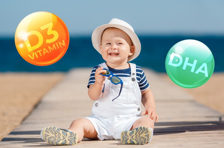 Bổ sung DHA VÀ D3 cho trẻ sơ sinh đúng cách - Ảnh 1. Bổ sung DHA VÀ D3 cho trẻ sơ sinh đúng cách - Ảnh 1.