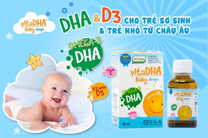 Bổ sung DHA VÀ D3 cho trẻ sơ sinh đúng cách - Ảnh 4. Bổ sung DHA VÀ D3 cho trẻ sơ sinh đúng cách - Ảnh 4.