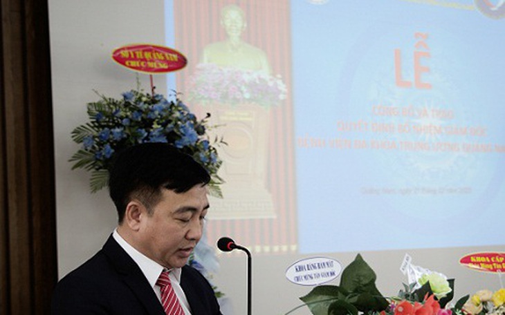 Bệnh viện Đa khoa Trung ương Quảng Nam có tân giám đốc