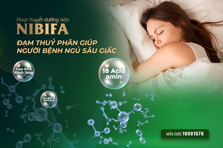 Hỗ trợ cải thiện giấc ngủ bằng hoạt huyết dưỡng não - Ảnh 1.