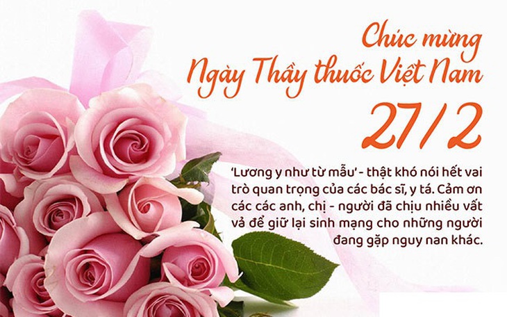 Những lời chúc ngày Thầy thuốc Việt Nam 27/2 hay và ý nghĩa nhất
