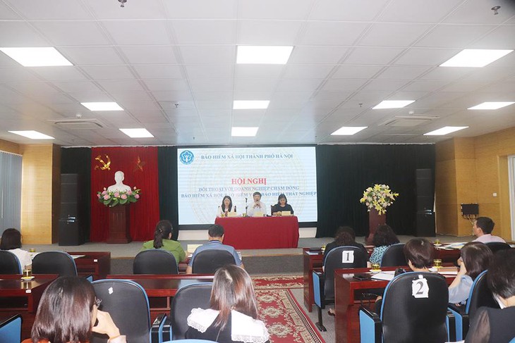 Hà Nội: Đối thoại với doanh nghiệp chậm đóng BHXH
- Ảnh 1.