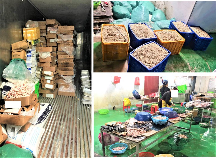 Phát hiện hơn 9 tấn thực phẩm không rõ nguồn gốc, xuất xứ - Ảnh 1.