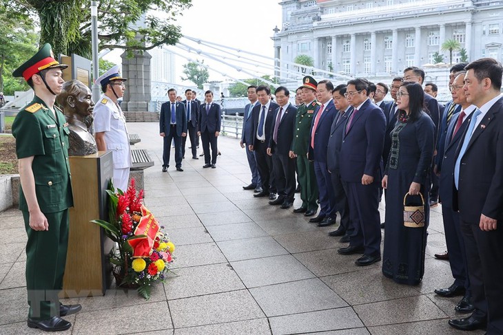 Hình ảnh Thủ tướng hội kiến Tổng thống Singapore Halimah Yacob - Ảnh 5. Hình ảnh Thủ tướng hội kiến Tổng thống Singapore Halimah Yacob - Ảnh 5.
