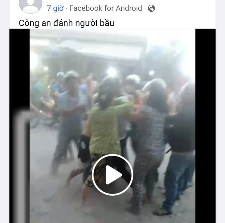 Tìm người đăng clip xuyên tạc "công an đánh người bầu" để câu view - Ảnh 1. Tìm người đăng clip xuyên tạc "công an đánh người bầu" để câu view - Ảnh 1.