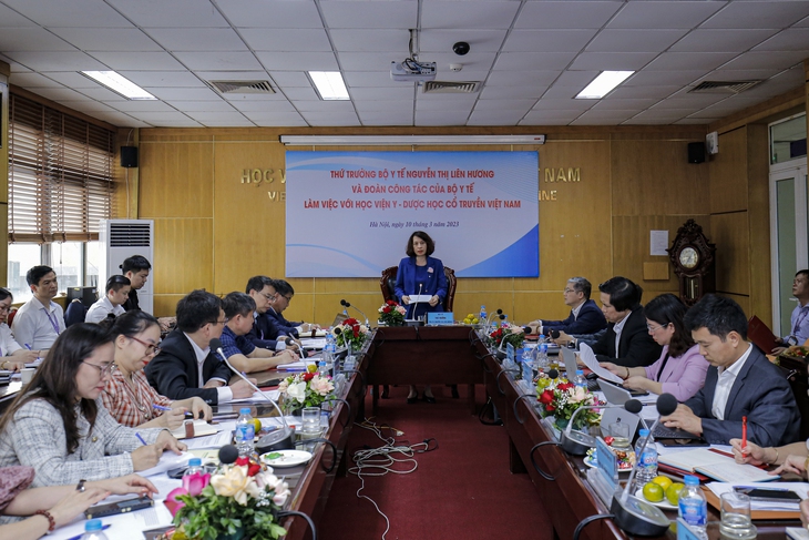 Thứ trưởng Bộ Y tế: Chú trọng nâng cao chất lượng đào tạo nhân lực y dược học cổ truyền - Ảnh 1.