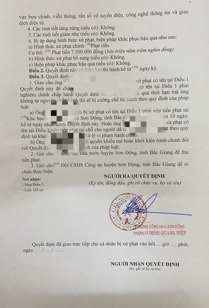 Xử phạt 7,5 triệu đồng đối tượng chuyển cuộc gọi đòi nợ đến đường dây nóng Bộ Công an - Ảnh 3. Xử phạt 7,5 triệu đồng đối tượng chuyển cuộc gọi đòi nợ đến đường dây nóng Bộ Công an - Ảnh 3.