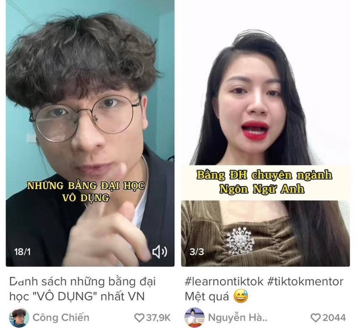 Học sinh cuối cấp THPT hoang mang khi nghe tư vấn 'ngành học vô dụng' trên TikTok, chuyên gia giáo dục nói gì? - Ảnh 1. Học sinh cuối cấp THPT hoang mang khi nghe tư vấn 'ngành học vô dụng' trên TikTok, chuyên gia giáo dục nói gì? - Ảnh 1.