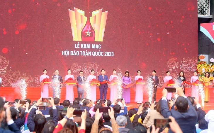 Khai mạc Hội Báo toàn quốc 2023 với chủ đề 'Đoàn kết – Chuyên nghiệp – Văn hóa – Sáng tạo'