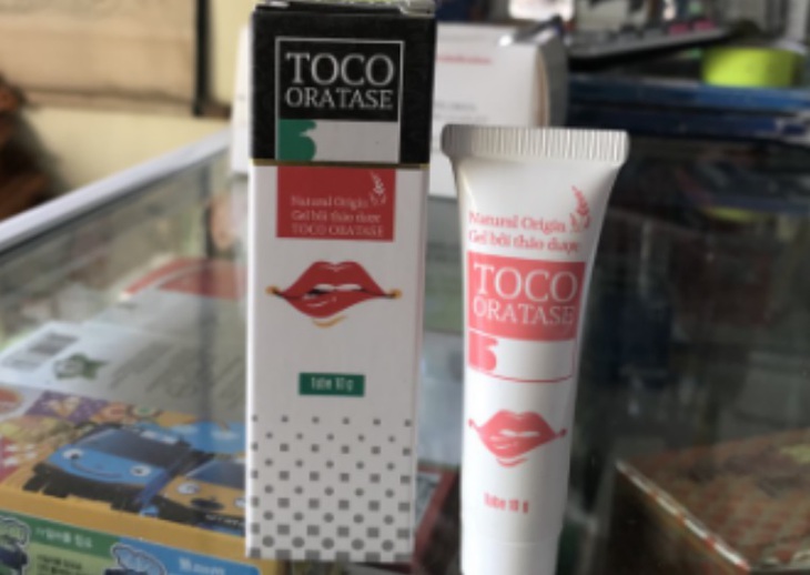 Sản phẩm Gel bôi thảo dược TOCO ORATASE 10g