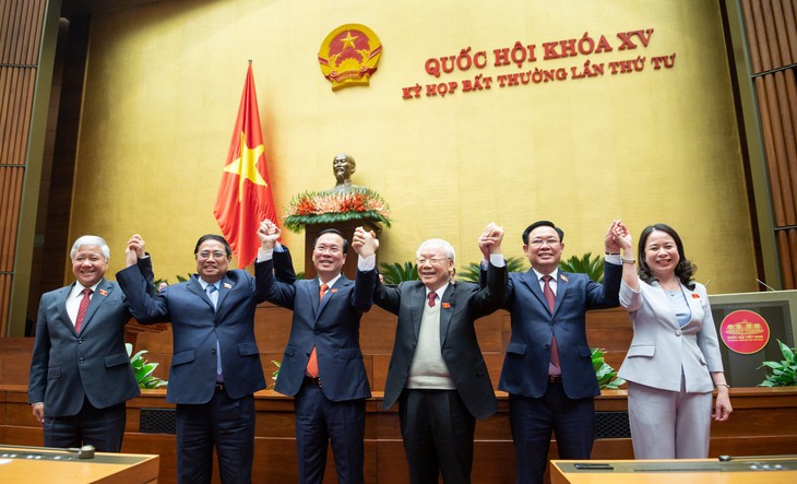Kỳ họp bất thường lần thứ 4, Quốc hội khóa XV đã kiện toàn nhân sự Chủ tịch nước - Ảnh 4. Kỳ họp bất thường lần thứ 4, Quốc hội khóa XV đã kiện toàn nhân sự Chủ tịch nước - Ảnh 4.
