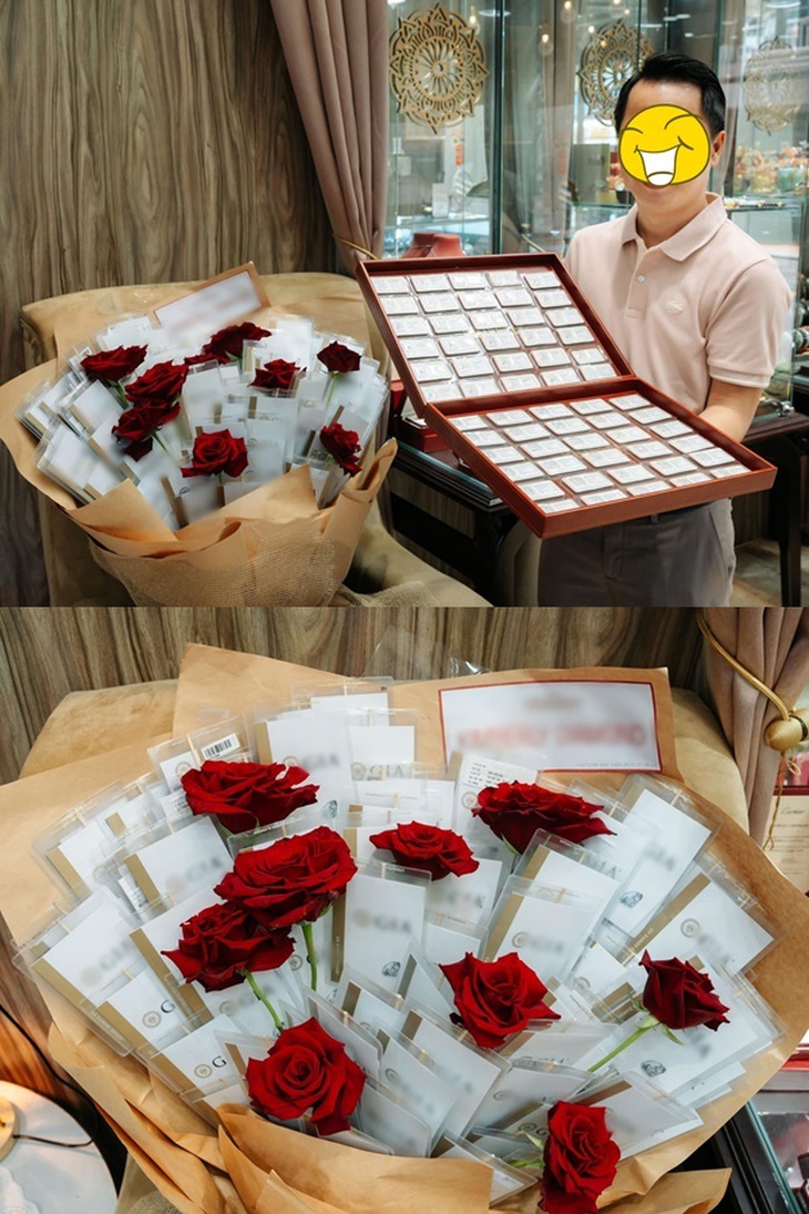 Quà 8/3 của đại gia: Chủ shop "chốt đơn" bó hoa 99 viên kim cương tiết lộ góc khuất không ngờ - Ảnh 2. Quà 8/3 của đại gia: Chủ shop "chốt đơn" bó hoa 99 viên kim cương tiết lộ góc khuất không ngờ - Ảnh 2.