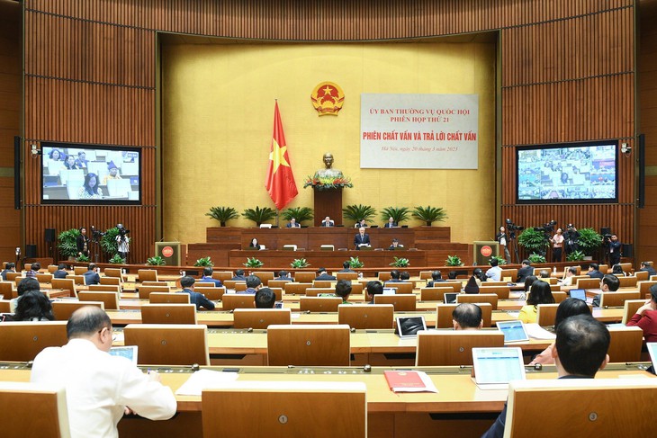 Chủ tịch Quốc hội: Qua phiên chất vấn sẽ tiếp tục khẳng định vị trí, vai trò của ngành tư pháp - Ảnh 1. Chủ tịch Quốc hội: Qua phiên chất vấn sẽ tiếp tục khẳng định vị trí, vai trò của ngành tư pháp - Ảnh 1.