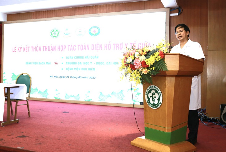 Hợp tác, hỗ trợ chuyên môn, kỹ thuật giữa BV Bạch Mai và Quân chủng Hải quân, ĐH Thái Nguyên, BV Bưu Điện - Ảnh 2.