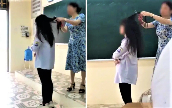 Vụ nữ sinh bị cô giáo cắt tóc ngay tại lớp: ‘Cần có quy định rõ ràng về màu tóc của học sinh’