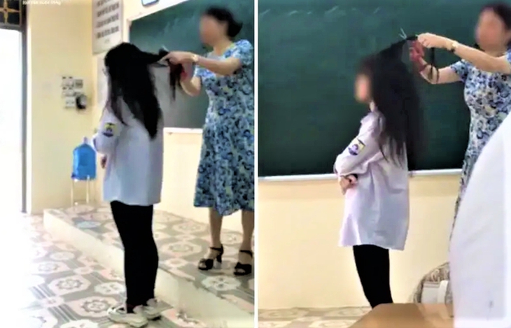 Vụ nữ sinh bị cô giáo cắt tóc ngay tại lớp, chuyên gia nói "cần có quy định rõ ràng về màu tóc của học sinh" - Ảnh 1.