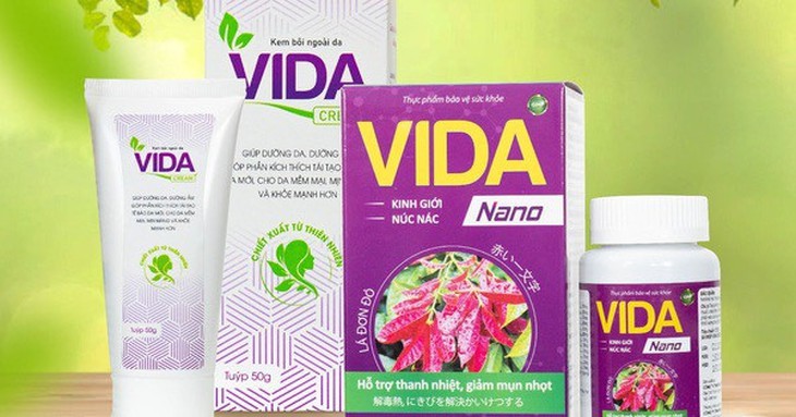 Thực phẩm bảo vệ sức khỏe Vida nano "nổ" công dụng như thuốc chữa bệnh - Ảnh 2.