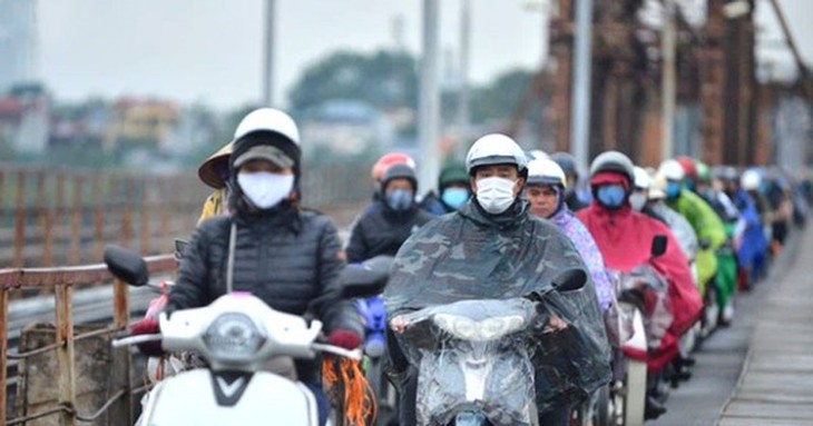 Đón không khí lạnh, miền Bắc trời mưa rét - Ảnh 2.