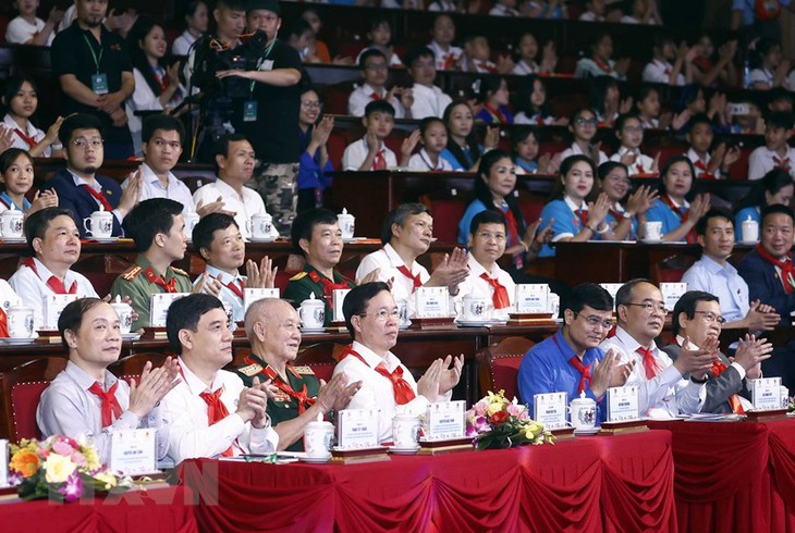 Chủ tịch nước dự Lễ kỷ niệm 60 năm phong trào “Nghìn việc tốt” - Ảnh 5.