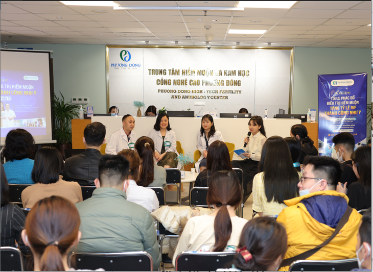 Ấn tượng Talkshow "Tối ưu phác đồ điều trị hiếm muộn - Tăng tỷ lệ IVF thành công như ý" - Ảnh 1. Ấn tượng Talkshow "Tối ưu phác đồ điều trị hiếm muộn - Tăng tỷ lệ IVF thành công như ý" - Ảnh 1.