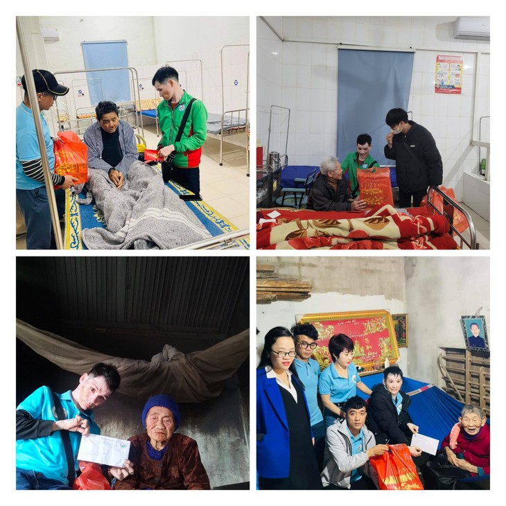 Chàng trai khuyết tật vượt khó làm thiện nguyện: 'Vui khi thấy nụ cười của những người khó khăn' - Ảnh 2. Chàng trai khuyết tật vượt khó làm thiện nguyện: 'Vui khi thấy nụ cười của những người khó khăn' - Ảnh 2.