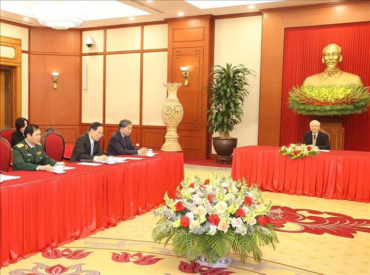 Tổng Bí thư Nguyễn Phú Trọng điện đàm cấp cao với Tổng thống Hoa Kỳ Joe Biden - Ảnh 3. Tổng Bí thư Nguyễn Phú Trọng điện đàm cấp cao với Tổng thống Hoa Kỳ Joe Biden - Ảnh 3.