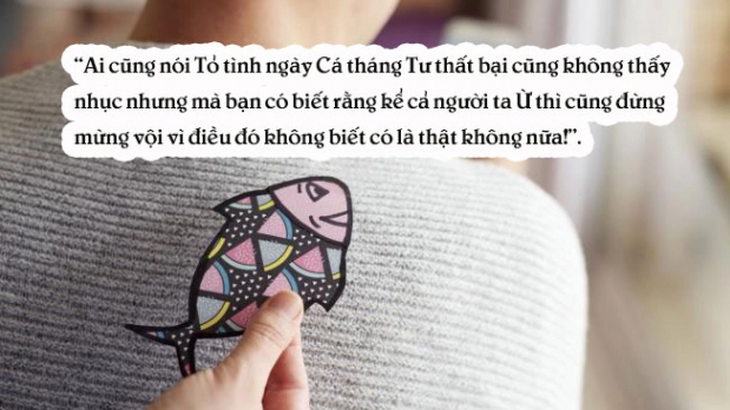 Những status, caption ngày Cá tháng Tư hay, chất, hài hước nhất - Ảnh 1.